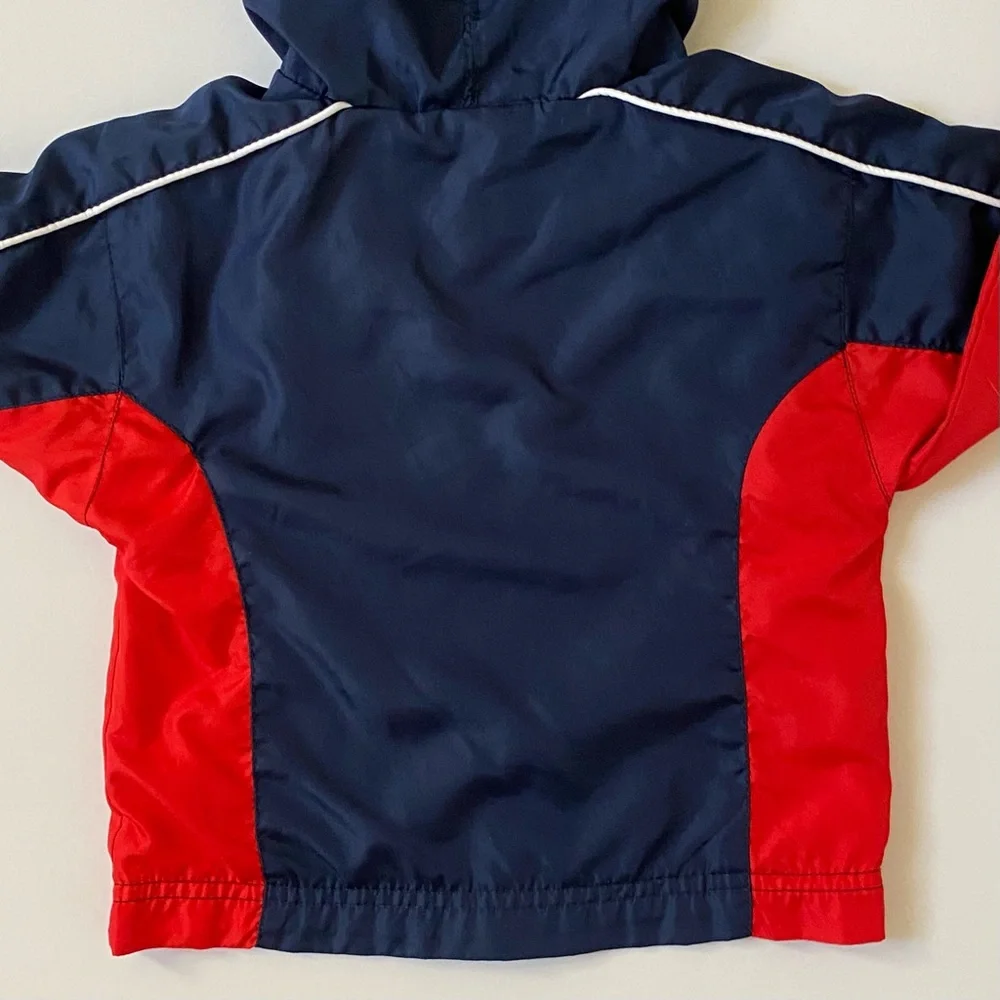 New England Patriots Jacket Size 2T Reebok 24 Months Lined Full Zip Football EUC